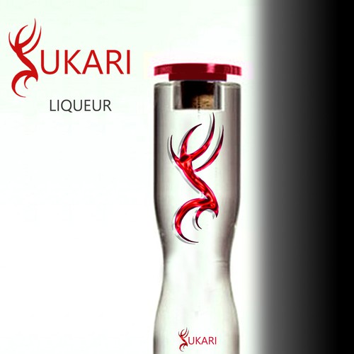Label design for a vodka bottle and marketing material Diseño de barbaraFI