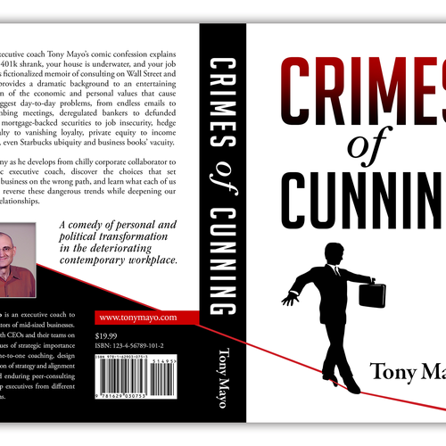 Arresting Book Cover for Business-themed Novel Réalisé par Mr Wolf