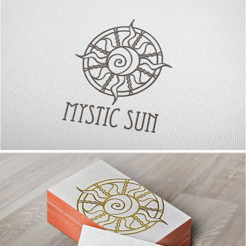 Stunning Unique sun Logo for luxury organic skin care - Should look ...