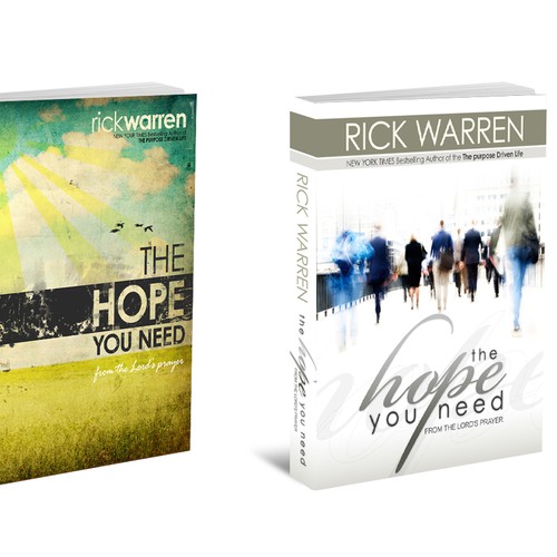 Design Rick Warren's New Book Cover Diseño de Nazar Parkhotyuk