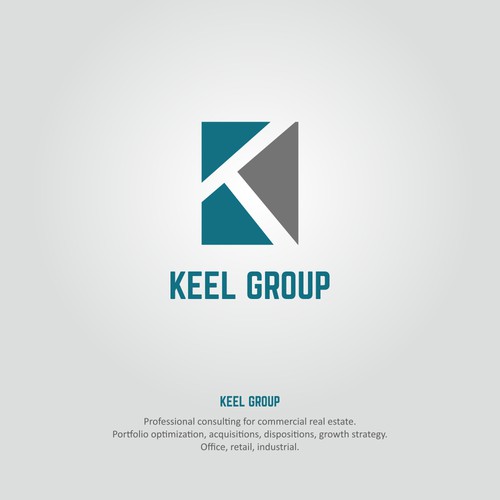 Logo for commercial real estate consulting company Design by .ZEA.