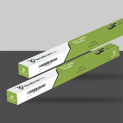 Design a unique/minimalistic packaging design for my golf swing trainer Design by SONUPARMAR