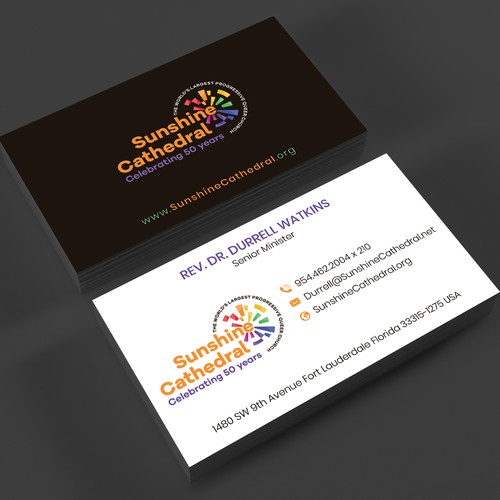 Business Card for Growing Progressing LGBTQ Church Design by √Pro Designer»