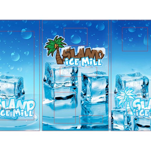 Create a vinyl wrap for a ice vending machine Design by S.U.P.A.T.A
