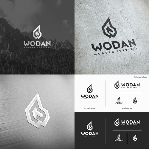 Design a Runic / Rune inspired logo for 'WODAN' an outdoor survival company Design by pixelmatters