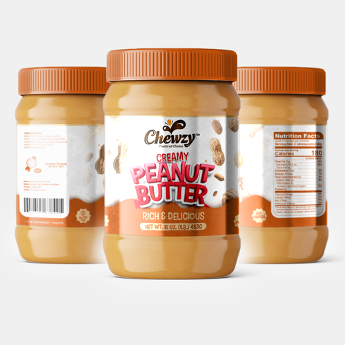 Peanut Butter Label Design by Martil Media