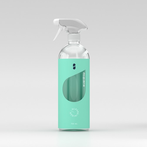 Premium Spray Bottle and Packaging for Cleaning Supplies-ontwerp door eolinart