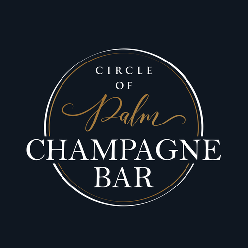 Luxury and modern Champagne Bar logo Design by Jacob Gomes