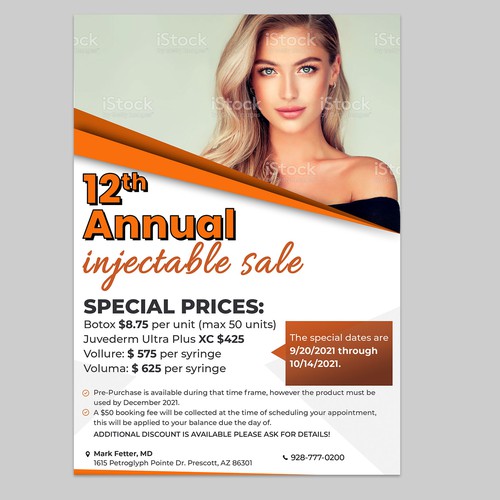 Botox and Filler Injectable Sale Add Design by Creativedzine