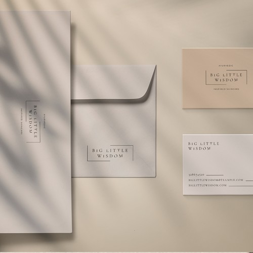 Design di Create a pure & simple logo/ CI for "Big Little Wisdom" (Ayurvedic Inspired Skincare) di Deborah Davì