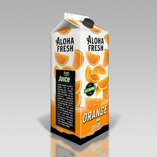 ALOHA FRESH JUICE & TEA Design by kenan.design