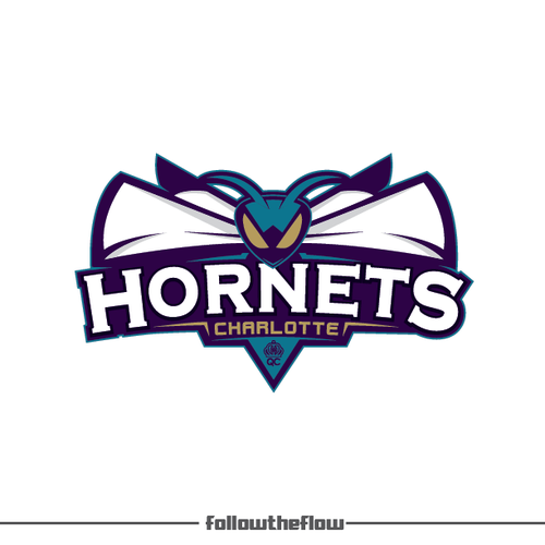 Community Contest: Create a logo for the revamped Charlotte Hornets! Design by followtheflow