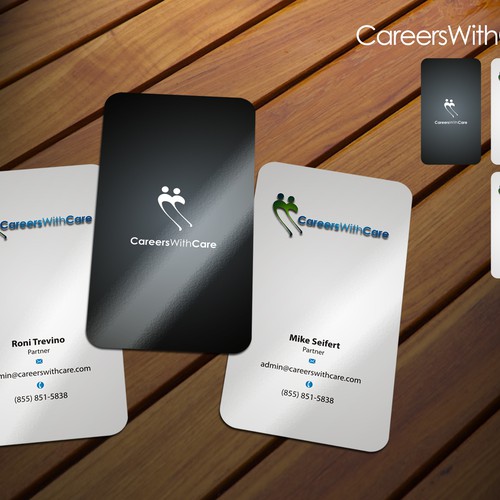 Hire Me business cards Design by sadzip