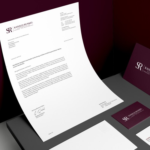 Logo & brand identity pack contest entry by HandmadeDesign