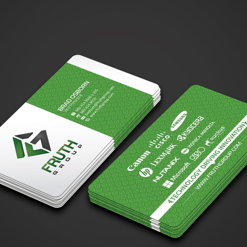 New High Tech Business Cards for High Tech Company Design by (VEER)