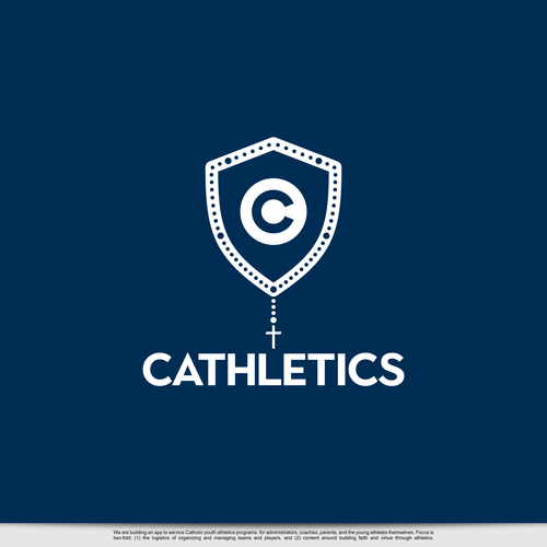 App branding: Christian Faith + Youth Athletics Design by DC | DesignBr