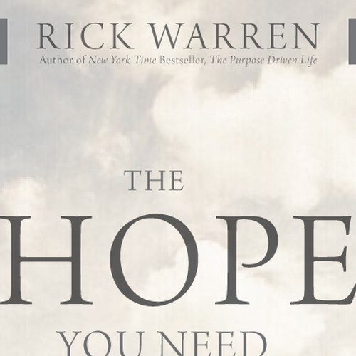 Design Rick Warren's New Book Cover Design by NoahStefan