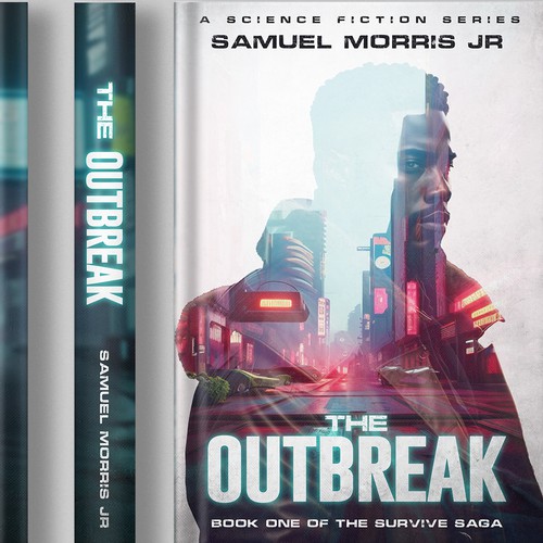 Sci-fi book cover with horror elements needed. Design by 【E-Django】