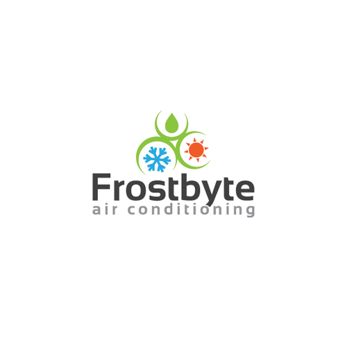 logo for Frostbyte air conditioning Design by Alentejano