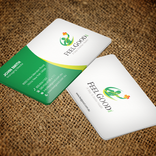 A Step To Better Health - Business card for the medical industry Design by FK_Designs