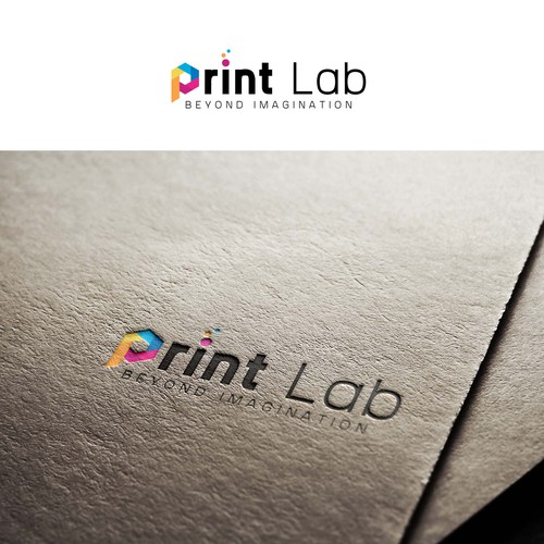 Request logo For Print Lab for business   visually inspiring graphic design and printing Design by Mac Halder ™