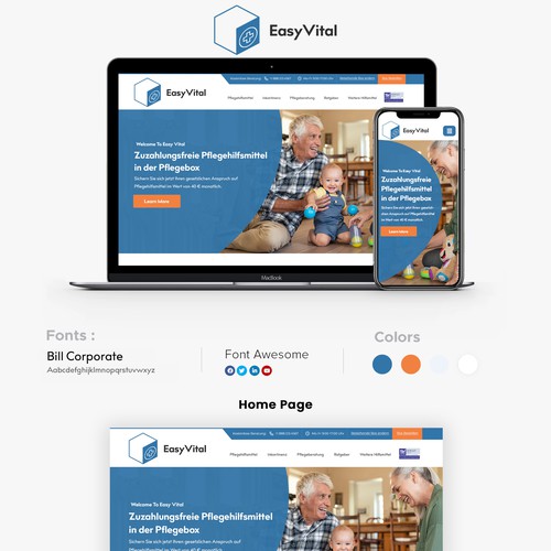 Web page design contest entry by Isaac Creative