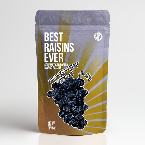 Best Raisins Ever - package design for PREMIUM raisins-ontwerp door Chupavi