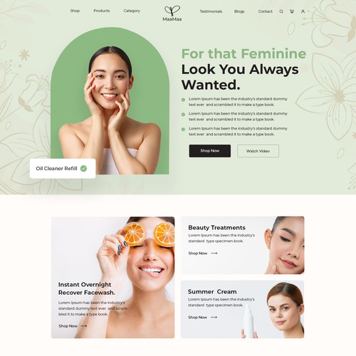 MAAAMAAA Web design contest Design by FuturisticBug