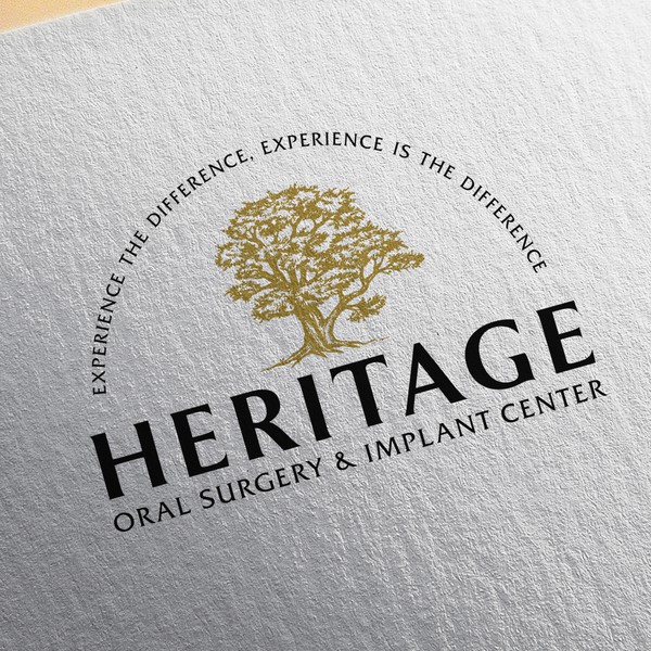 Design by Zee Van Ana titled "Heritage Oral Surgery Needs a Timeless Rebrand"