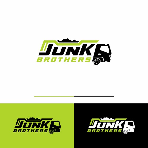 Fun logo for our local, family owned junk removal business Design by NuriCreative