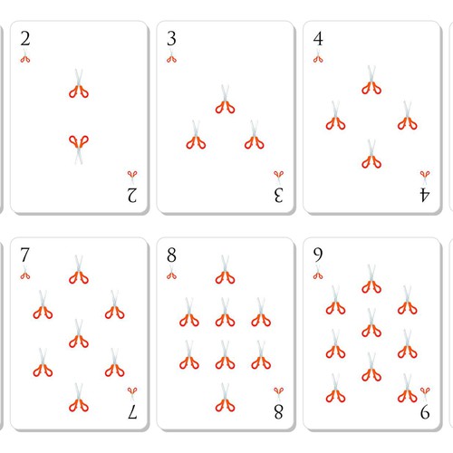 3 Suit Poker(TM) card deck & package. Free advertising for you! Design by kopies