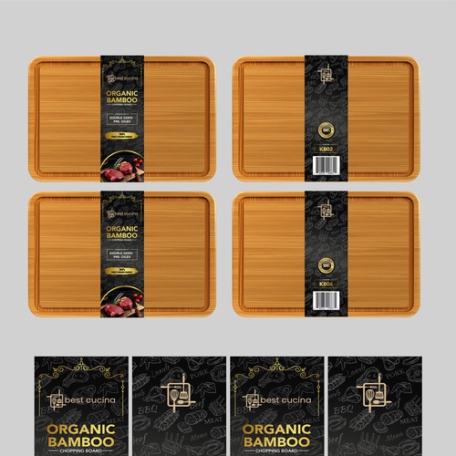 Bamboo Chopping Board Colour Card (2 Bamboo Chopping Board Models) Design by Next Vision
