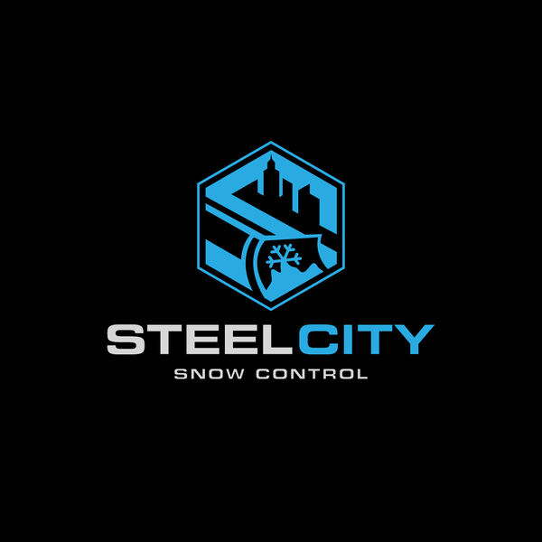 Modern logo for Steel City Snow Control
