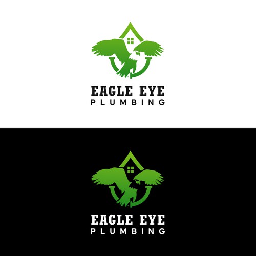 Eye catching and very marketable logo for plumbing company. The company name is Eagle Eye Plumbing Design by Anirban Giri