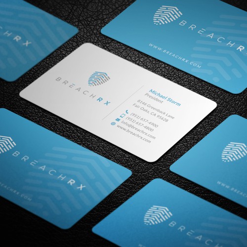 Professional B2B Card for Cyber Security Software Company Design von Galaxiya