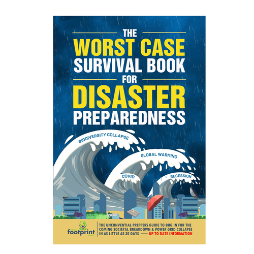 Sustainable Survival Book Cover | Extravagant Book Cover Design Design by Nat Pearl Designs