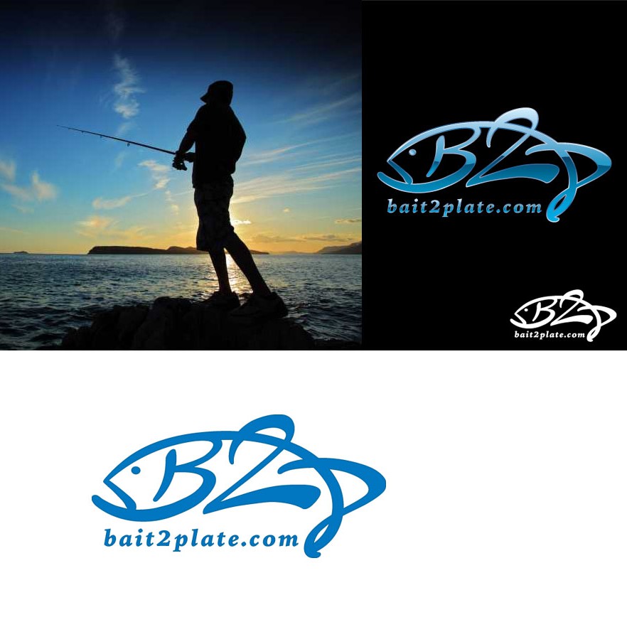 Watersports logo with the title 'Help Bait 2 Plate with a new logo'