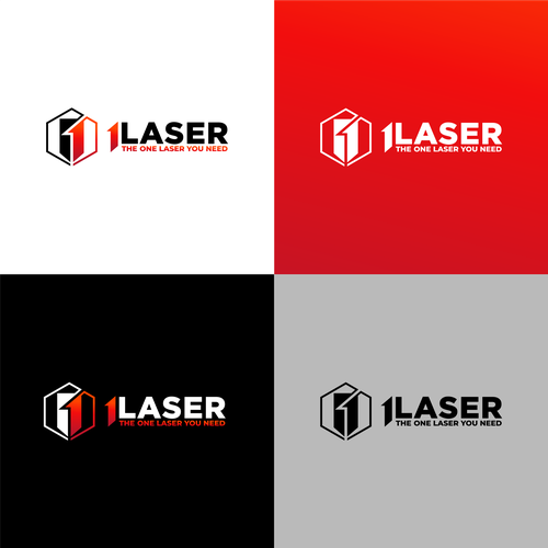 Please design the best logo for consumer laser industry for "1 Laser" Design by canda