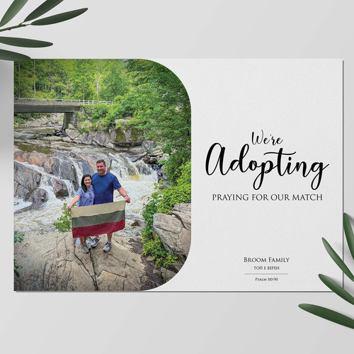 We're Adopting! Design by Micola Project