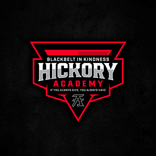 Hickory Academy Blackbelt in Kindness Logo Project.