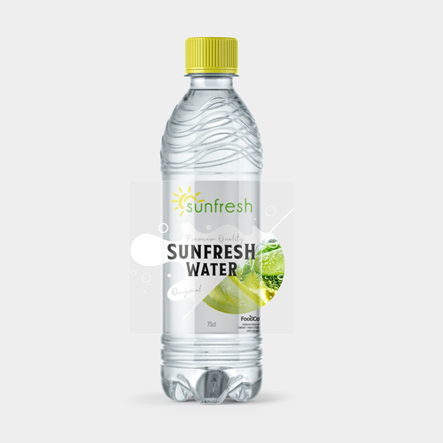 Fresh, Unique Bottle Water Design Design by Pure-Design