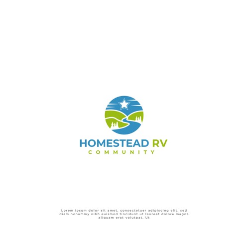 Eye grabbing  & fresh Logo for Upscale RV Community Ontwerp door StudioJack