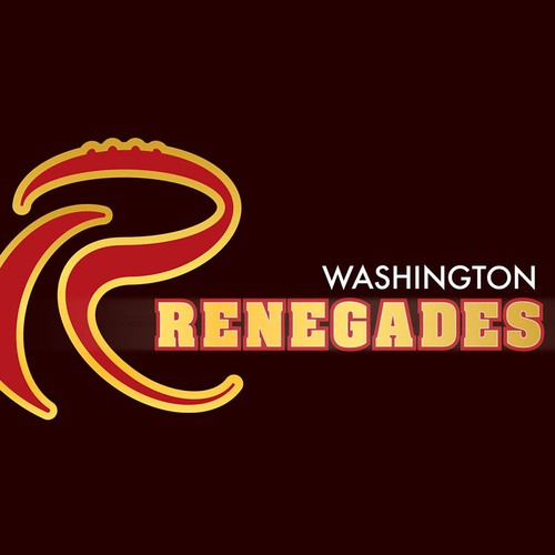 Community Contest: Rebrand the Washington Redskins  Design by DiegoGoi