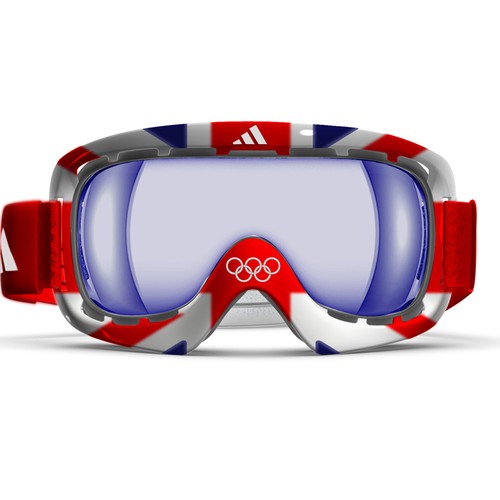 Design adidas goggles for Winter Olympics Design by Evilnius