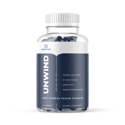 コンペ「Trendy Supplement Brand Label Design」のデザイン by Randysさん 