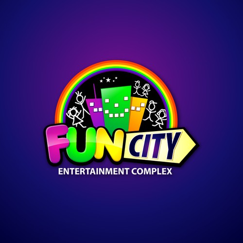 コンペ「Logo Design for Fun City」のデザイン by .JeFさん 