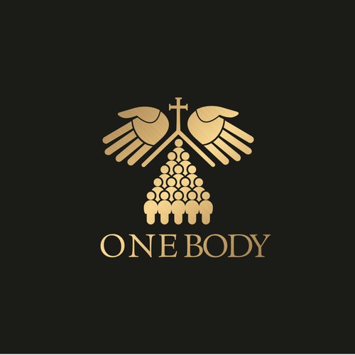 Design a logo for One Body Software showing inter-church community in the One Body of Christ. Design by Ladoblede