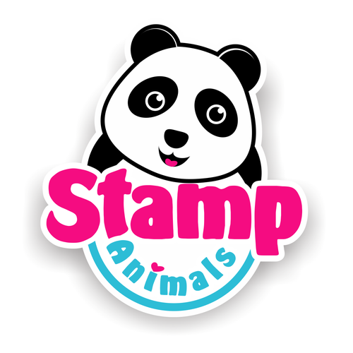 "Personalisierter Namensstempel mit Tieren für Kinderkleidungen. Zielgruppe Eltern und Kinder." winning Logo design