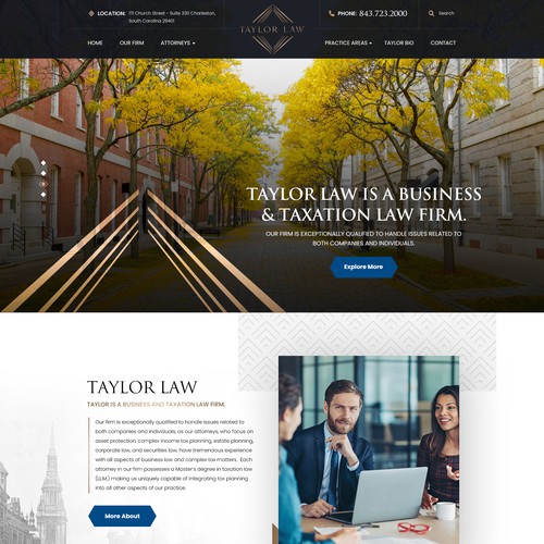 Taylow.Law Website and Software Platform Design by Moonlight Digital