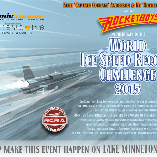 Create event poster for World Record Speed Event! Design by YLD Concepts